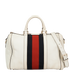 Vintage Joy Boston Bag, &pound;350, Handbags, White, Leather, Front view